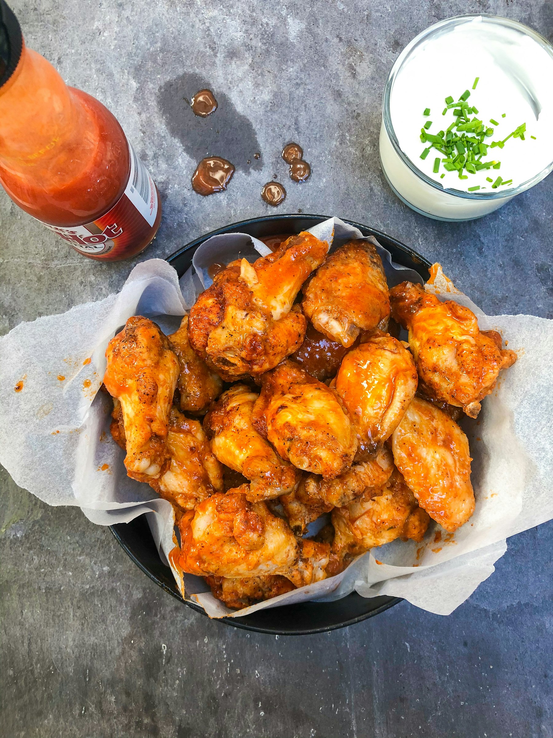 Crispy chicken wings